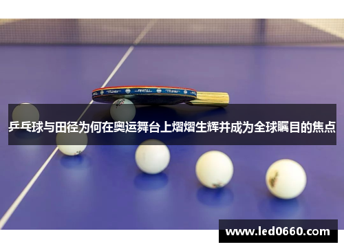 乒乓球与田径为何在奥运舞台上熠熠生辉并成为全球瞩目的焦点